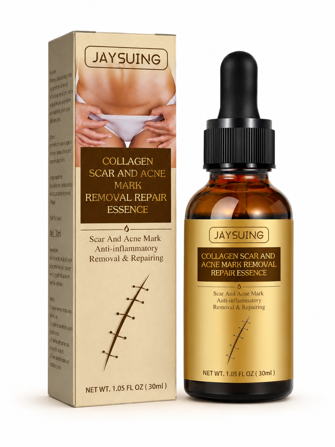 Collagen Scar Repair Oil — Fades Burns, Marks & Scars