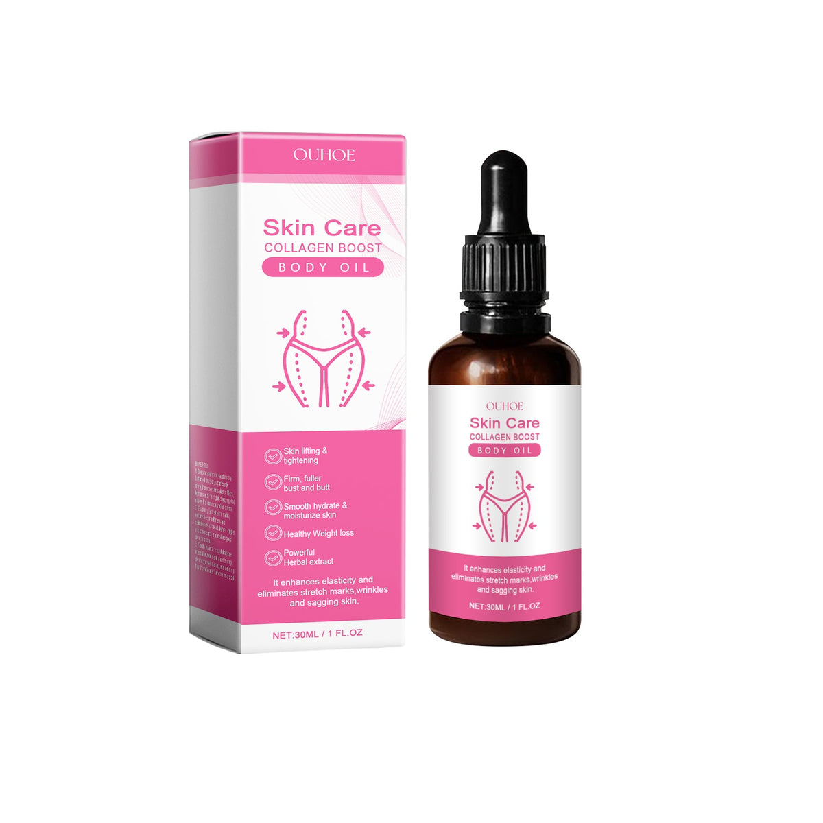 Collagen Body Oil for Firmer, Smoother, Hydrated Skin