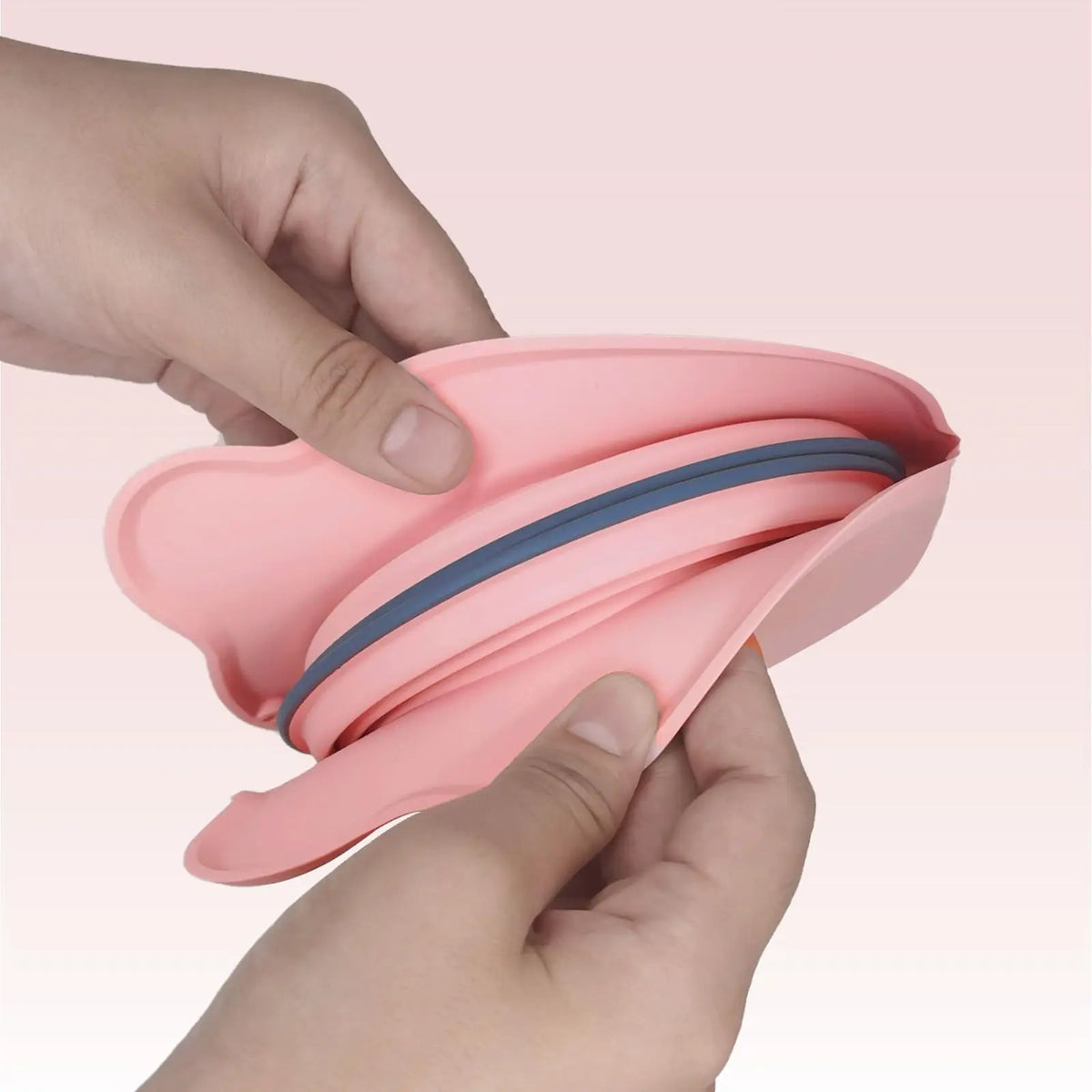 Collapsible Double Dog Bowl for Cleaner Travel Meals