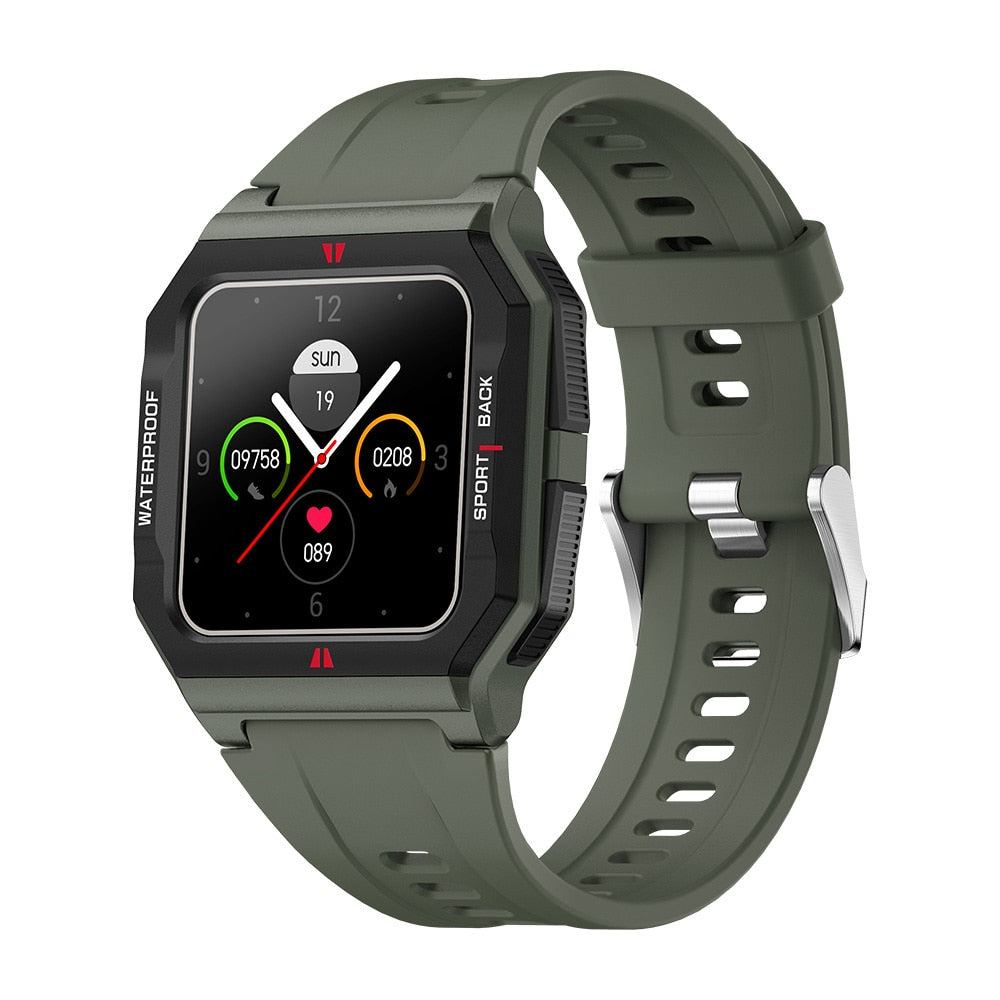 Waterproof Smartwatch with 24H Heart Rate & 14-Day Battery