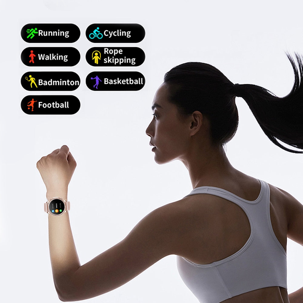 Women's Smartwatch with Heart Rate and Fitness Tracking