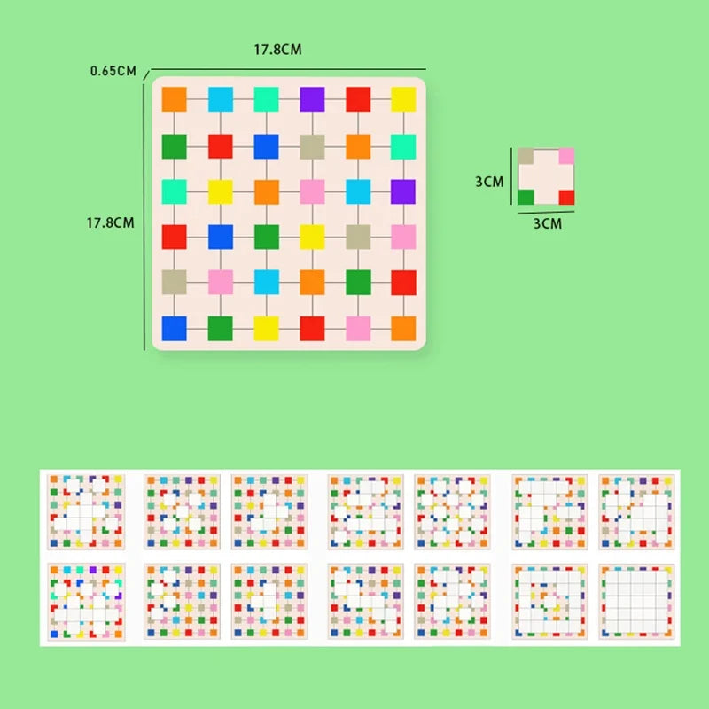 Color Matching Puzzle Toy for Early Learning Skills