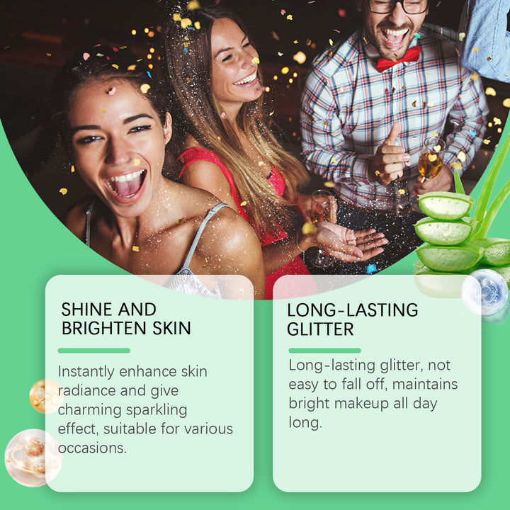 Hair & Body Glitter Spray for Dazzling Party Shine
