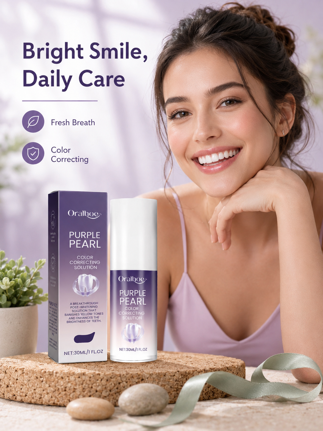 Color Correcting Toothpaste – Neutralize Yellow Tones