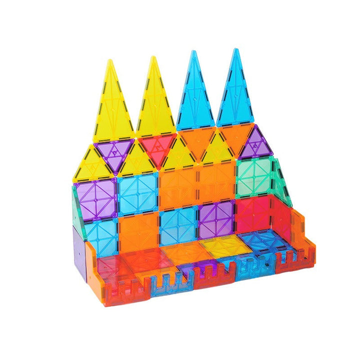 Magnetic Tiles for Kids: Colorful STEM Building Play
