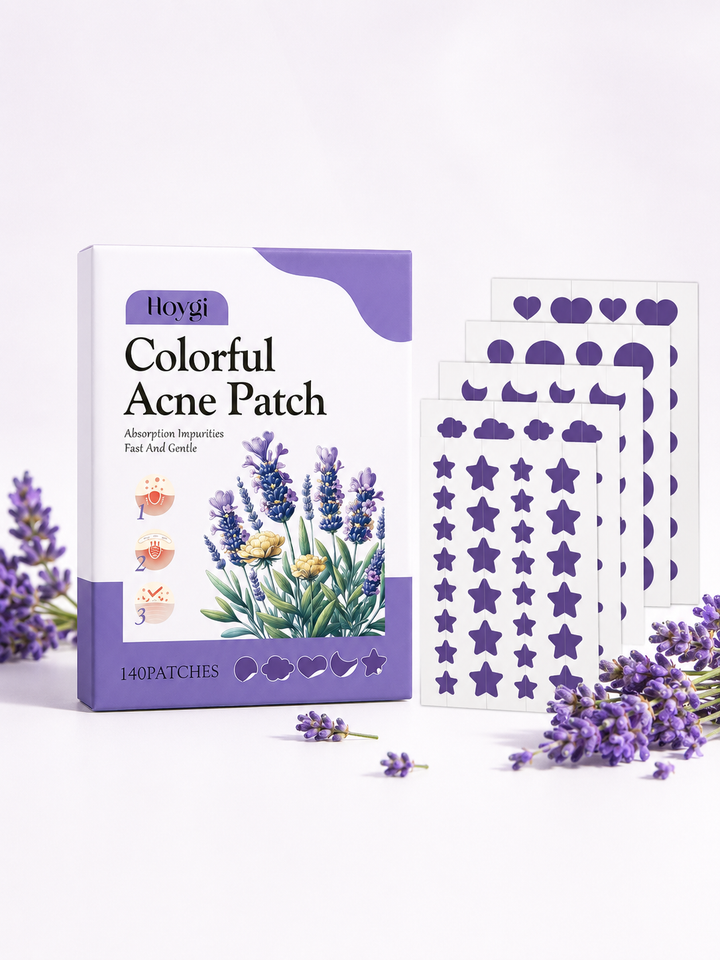 Colorful Acne Patches — Gentle Botanical Hydrocolloid