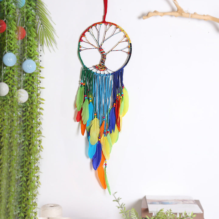 Bohemian Tree of Life Wall Hanging for Colorful Decor