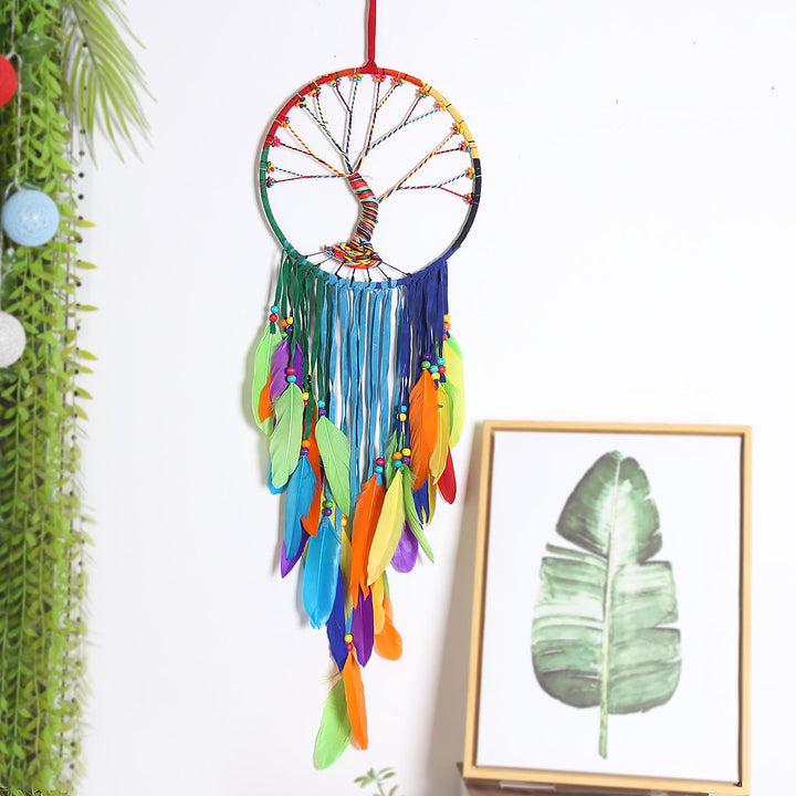 Bohemian Tree of Life Wall Hanging for Colorful Decor