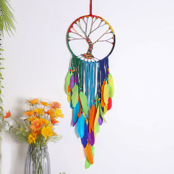 Bohemian Tree of Life Wall Hanging for Colorful Decor