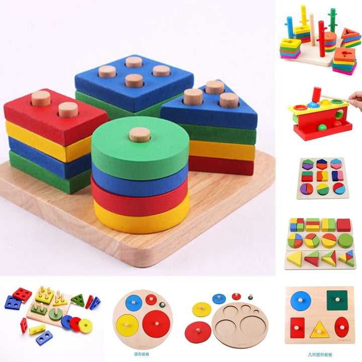 Geometric Shape Matching Toy for Montessori Learning