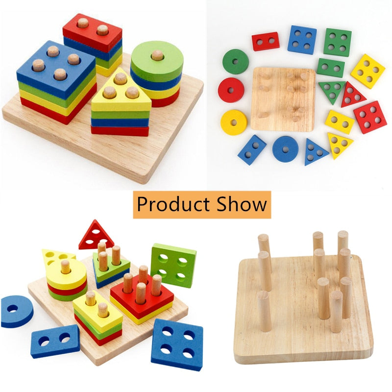 Geometric Shape Matching Toy for Montessori Learning