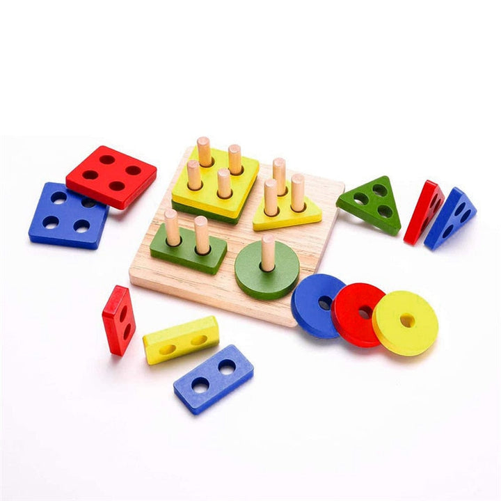 Geometric Shape Matching Toy for Montessori Learning