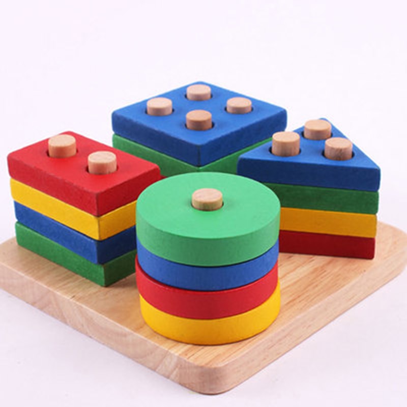 Geometric Shape Matching Toy for Montessori Learning