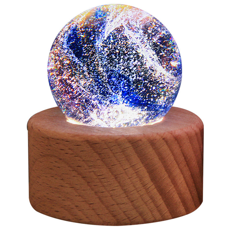 Colorful Glass Orb Lights for Magical Desk Display