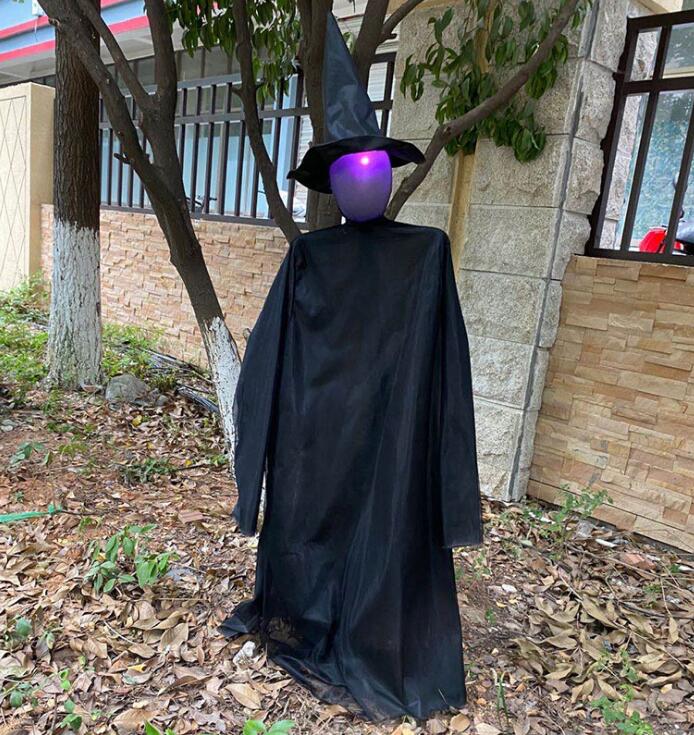 Glowing Witch Halloween Decoration for Outdoor Yards