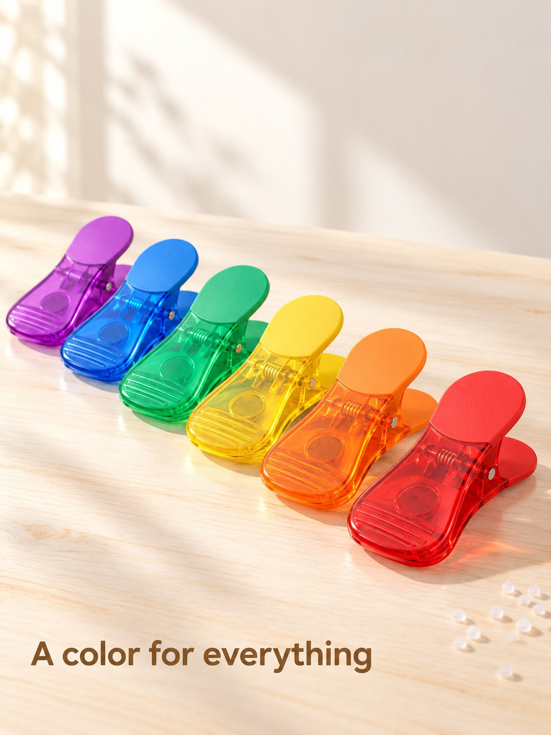 Colorful Magnetic Fridge Clips for Photos and Notes