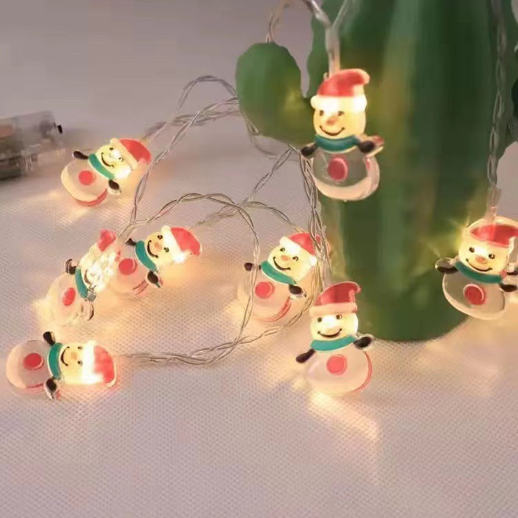 Snowman Christmas String Lights for Warm Holiday Decor