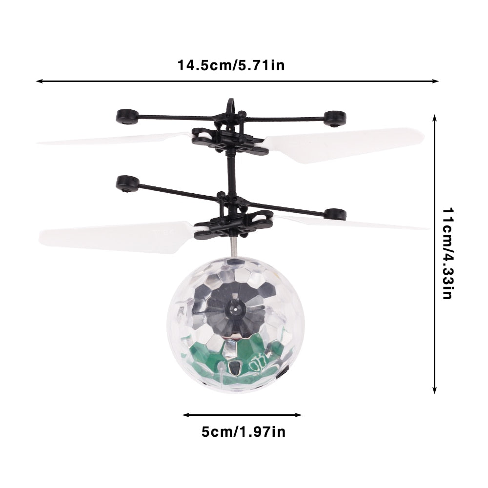 LED Flying Ball Toy – Hand-Controlled Indoor Fun Gift