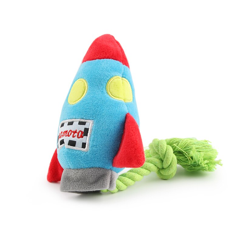 Rocket Dog Toy for Tugging, Chewing & Interactive Play