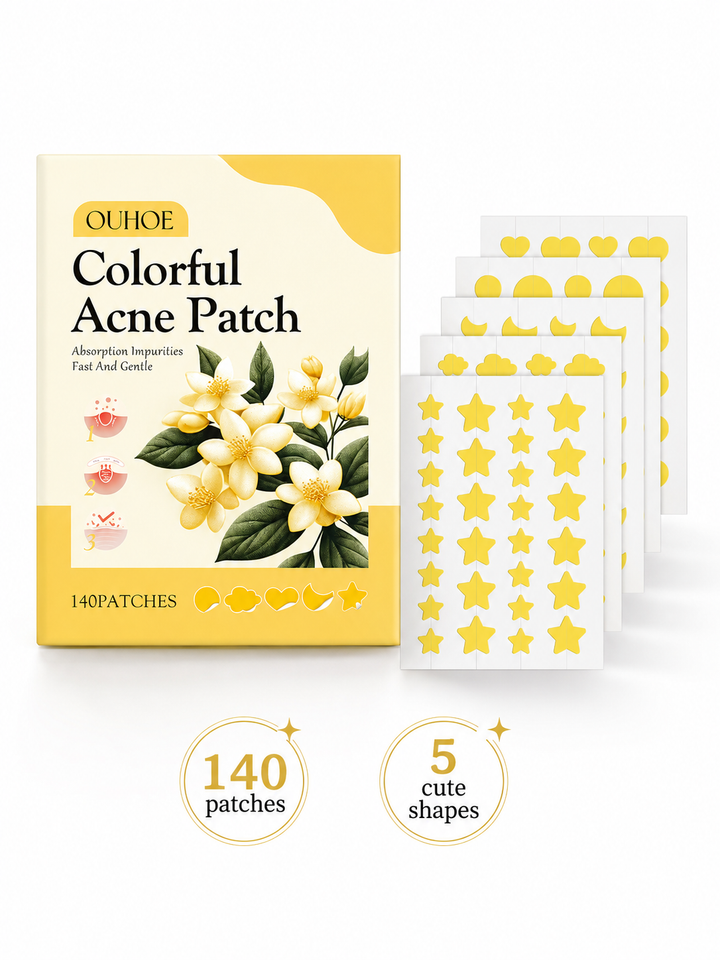 Colorful Acne Patches — Gentle Overnight Spot Treatment