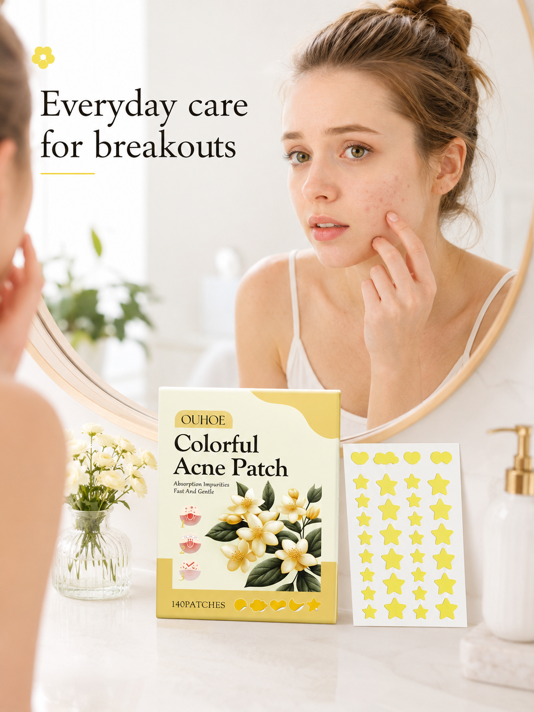Colorful Acne Patches — Gentle Overnight Spot Treatment