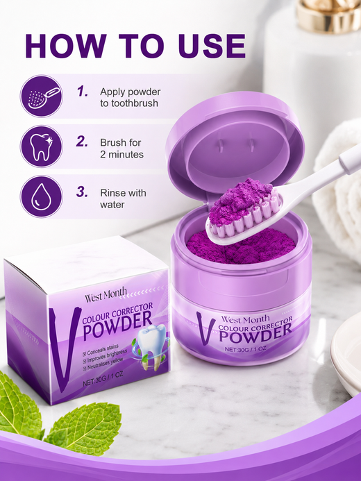 Purple Tooth Powder — Instantly Brighten & Neutralise