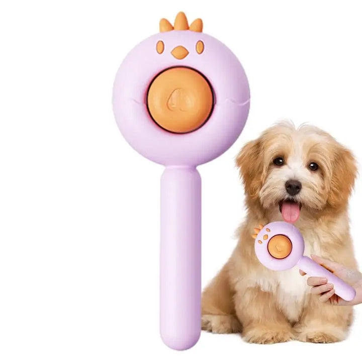 Self-Cleaning Dog Comb for Loose Hair & Gentle Massage