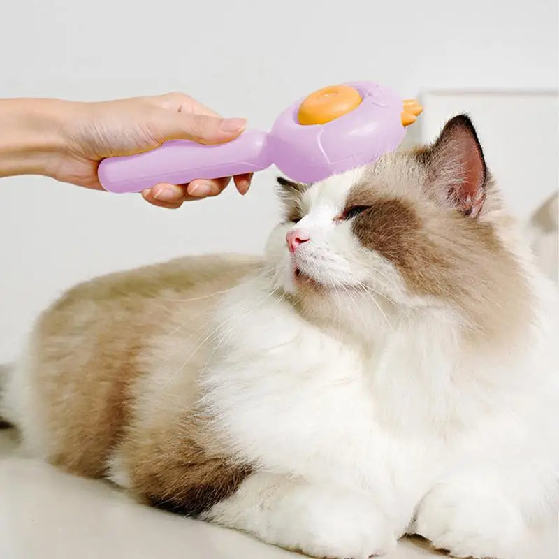 Self-Cleaning Dog Comb for Loose Hair & Gentle Massage