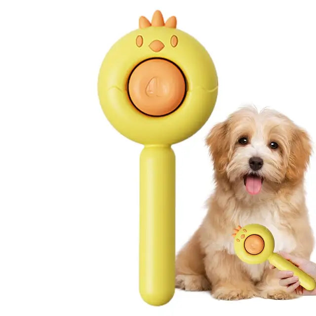 Self-Cleaning Dog Comb for Loose Hair & Gentle Massage