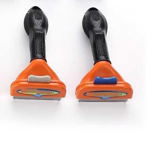 Stainless Steel Pet Deshedding Brush for Cats & Dogs