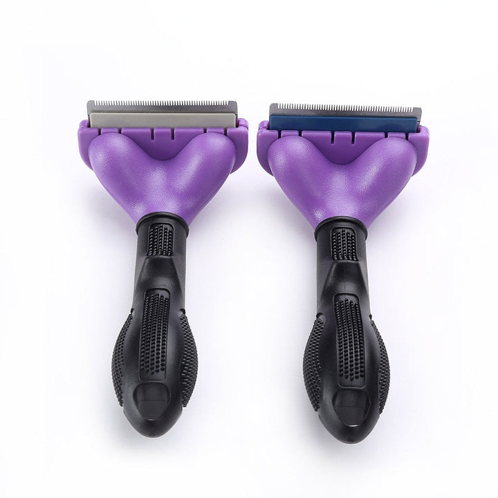 Stainless Steel Pet Deshedding Brush for Cats & Dogs