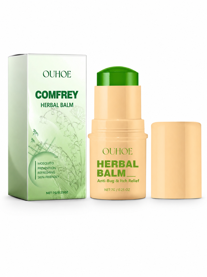 Comfrey Herbal Balm Stick — Mosquito Bite Itch Relief