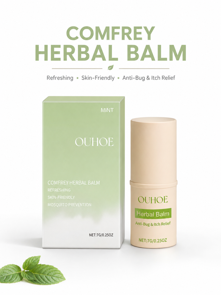 Comfrey Refreshing Balm – Anti-Bug & Itch Relief with Mint