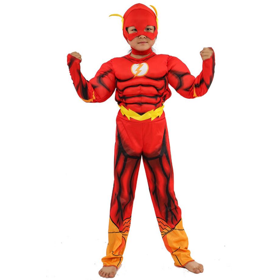 Kids Superhero Costume With Mask for Halloween Fun