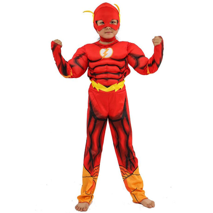 Kids Superhero Costume With Mask for Halloween Fun