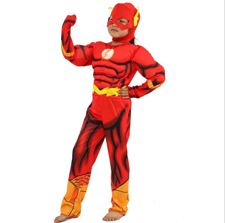Kids Superhero Costume With Mask for Halloween Fun
