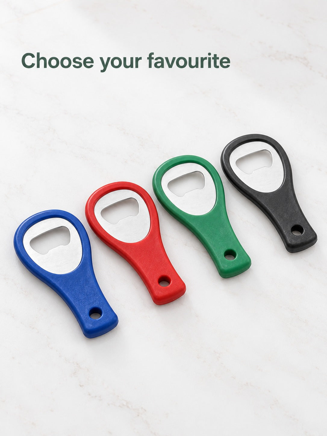 Compact Stainless Steel Bottle Opener for Beer Lovers