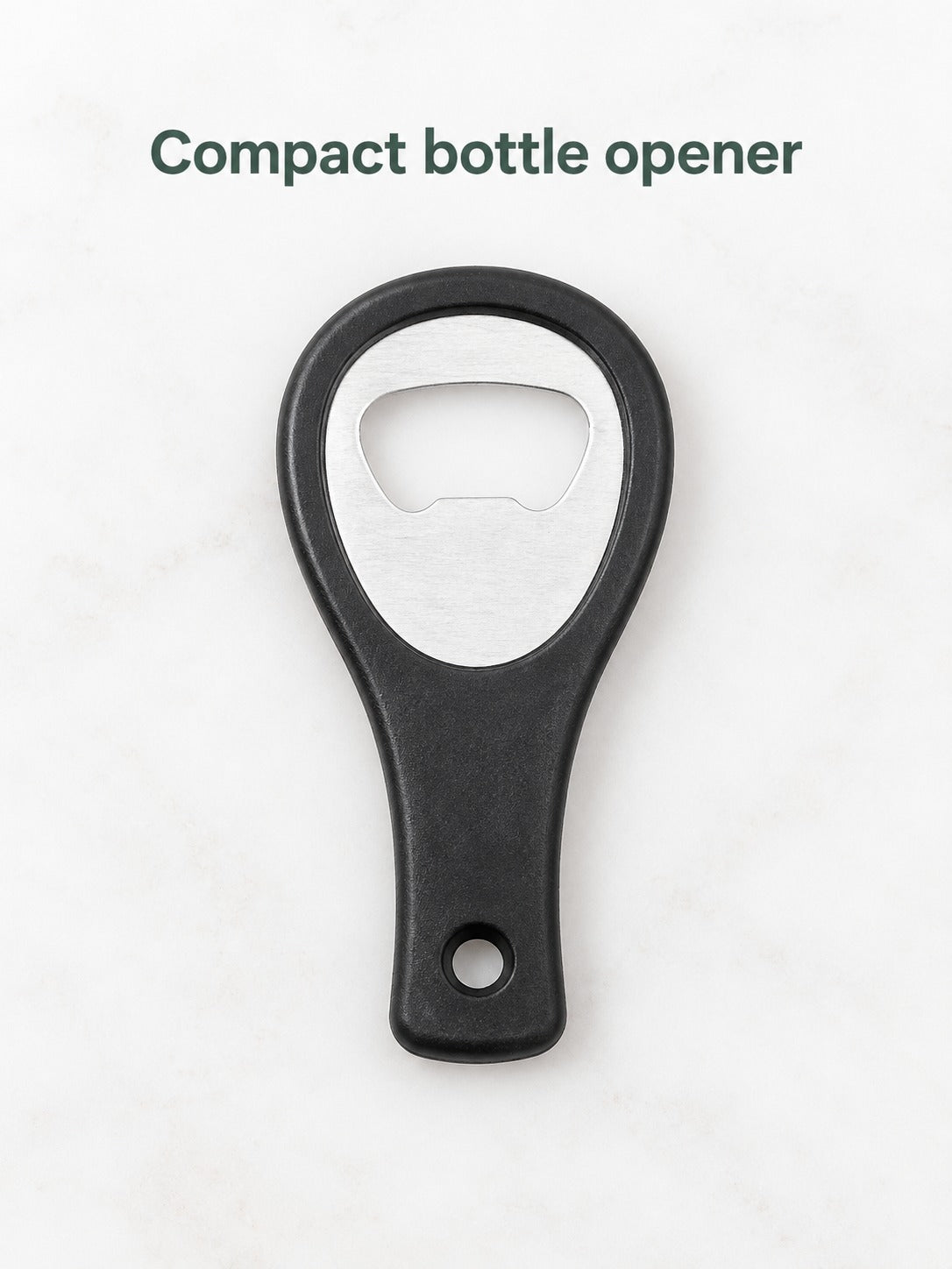 Compact Stainless Steel Bottle Opener for Beer Lovers
