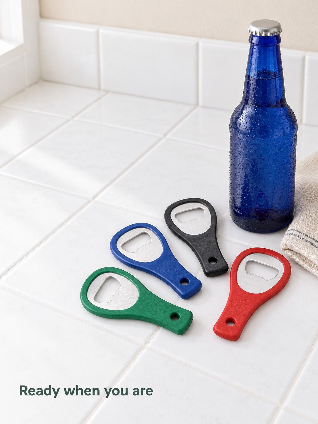 Compact Stainless Steel Bottle Opener for Beer Lovers