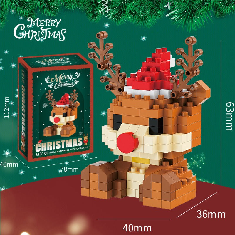 Christmas Building Blocks Set for Festive Family Fun