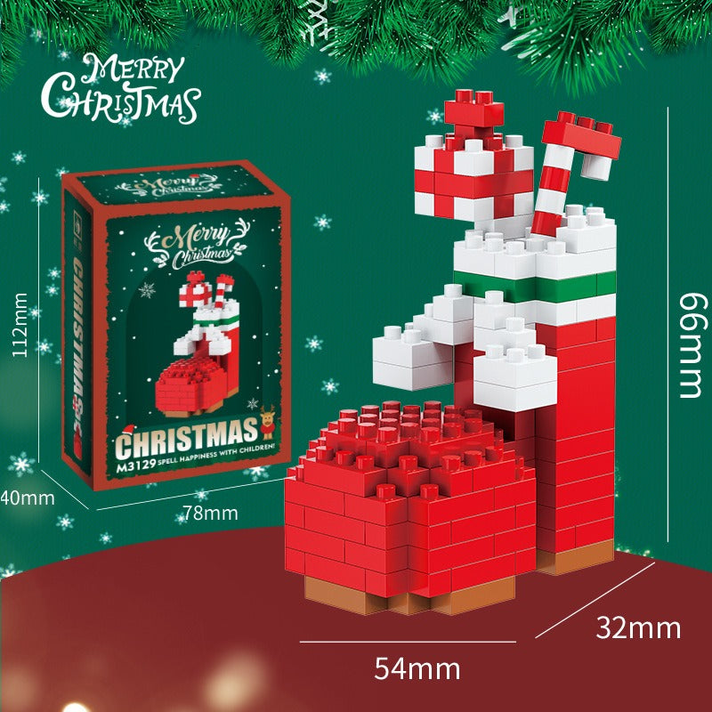 Christmas Building Blocks Set for Festive Family Fun