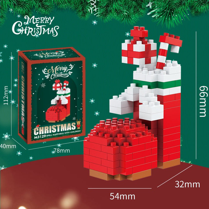 Christmas Building Blocks Set for Festive Family Fun