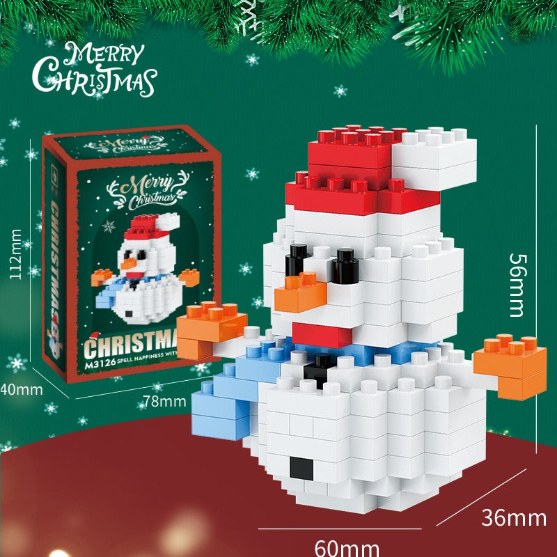 Christmas Building Blocks Set for Festive Family Fun