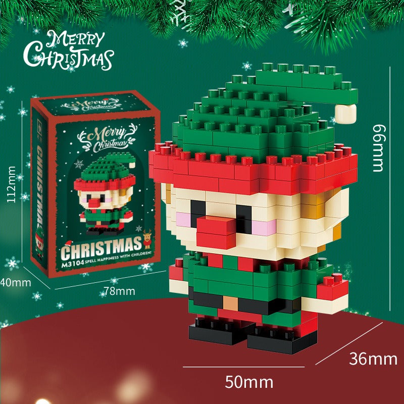 Christmas Building Blocks Set for Festive Family Fun