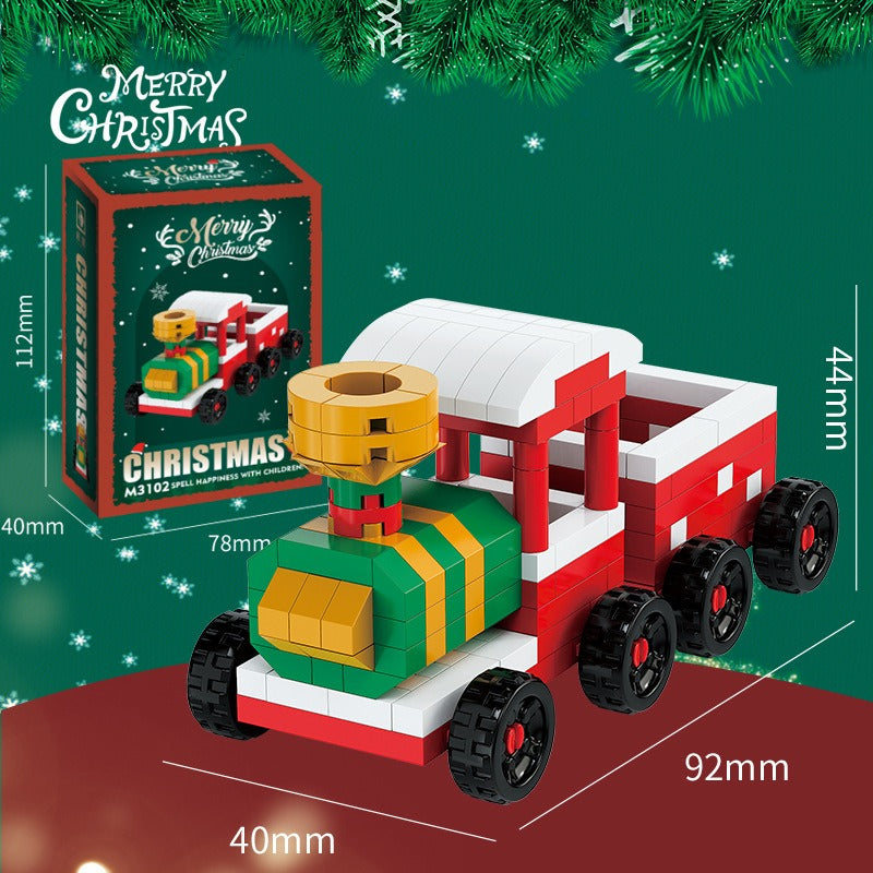 Christmas Building Blocks Set for Festive Family Fun