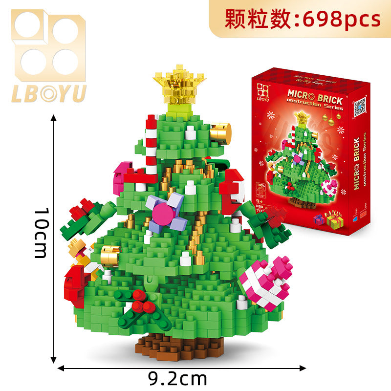 Christmas Building Block Set Detailed Santa Sleigh