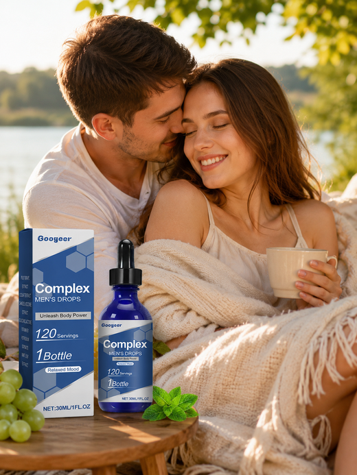 Men’s Vitality Drops — 120-Day Herbal Energy & Calm
