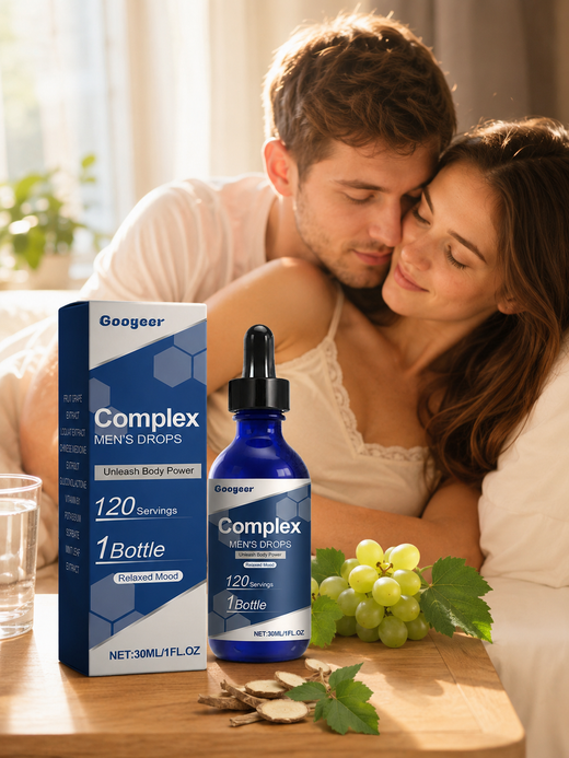 Men’s Vitality Drops — 120-Day Herbal Energy & Calm