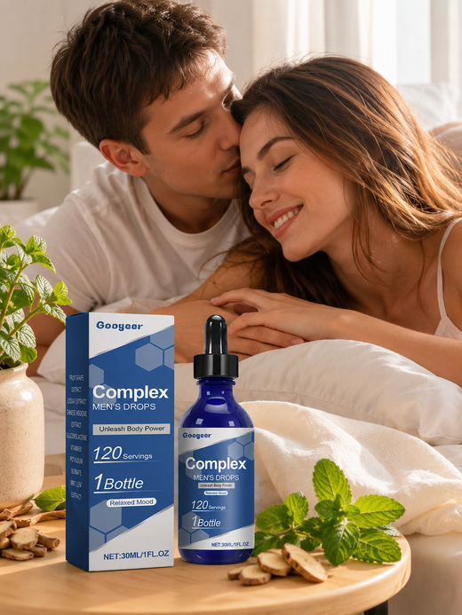 Men’s Vitality Drops — 120-Day Herbal Energy & Calm