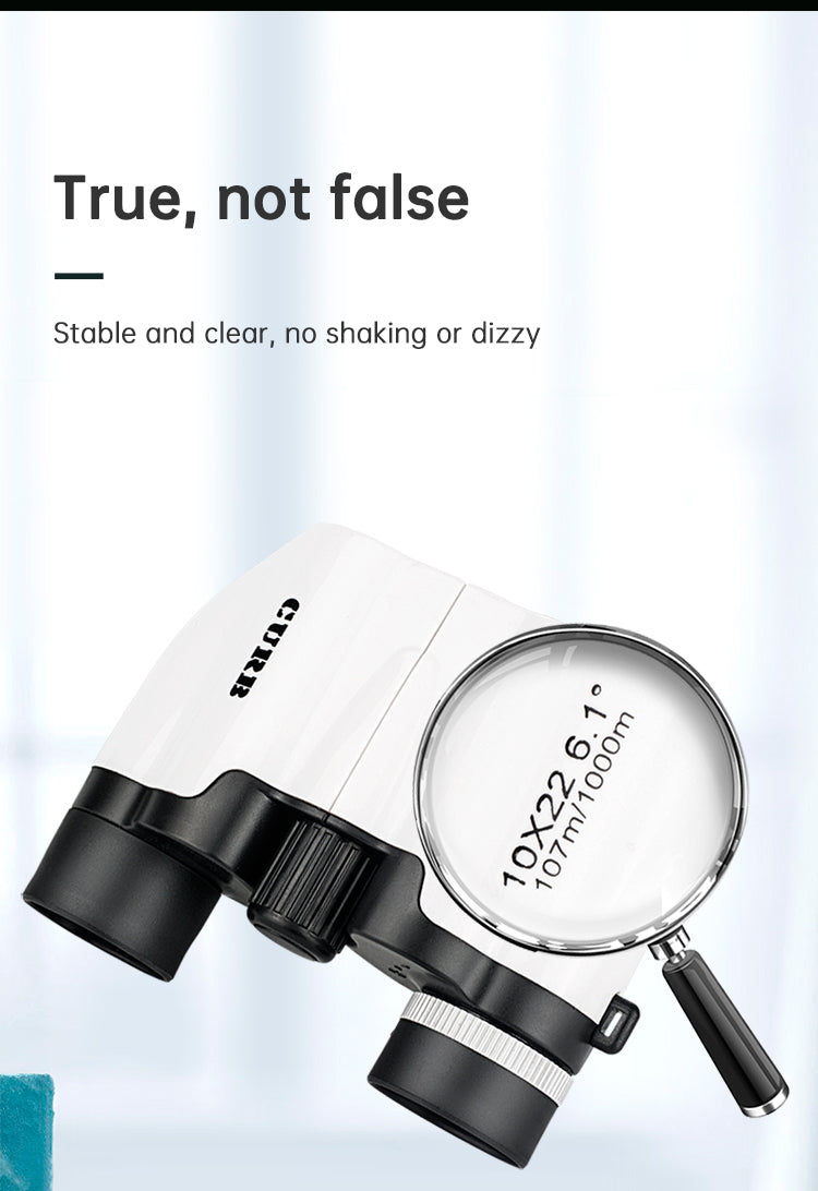 Pocket 10x22 Binoculars 144g for Concerts & Travel